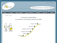 Tablet Screenshot of abcys.fr